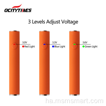 finish colorful 510 thread cbd vape battery